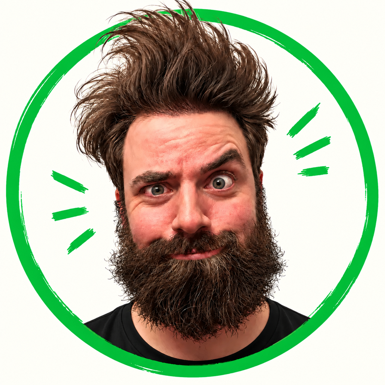 Portrait of the creator of Absolutely No Reason